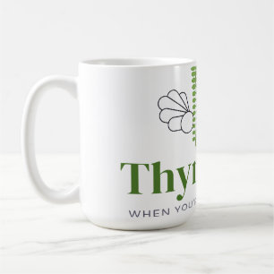 Thymian fliegt Gärtner Kräuter Garten Thymian Pun Kaffeetasse