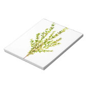 Thymian Kräuter Botanische Kräuter Notizblock (Rotiert)