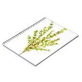 Thymian Kräuter Botanische Kräuter Notizblock (Linke Seite)