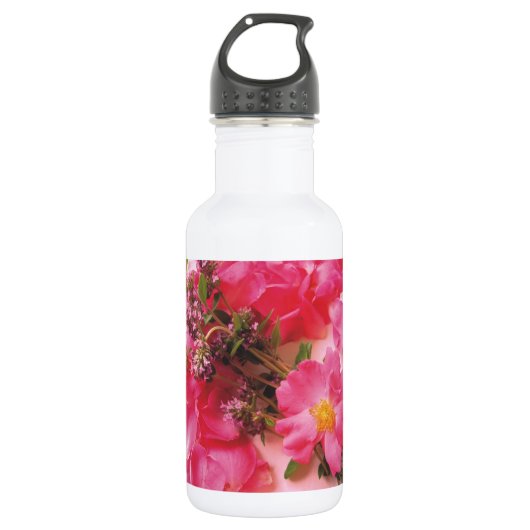 Thymian-Rose Trinkflasche (Vorderseite)