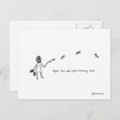 Thymikpostkarte Postkarte (Vorne/Hinten)