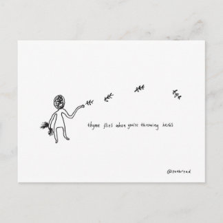 Thymikpostkarte Postkarte