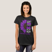 Thyroid Cancer Awareness Ribbon Mom Warrior T-Shirt (Vorne ganz)
