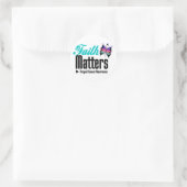 THyroid Cancer FAITH MATTERS Runder Aufkleber (Tasche)