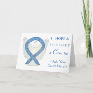 Thyroid Paisley Awareness Ribbon Art Grußkarte Karte