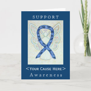 Thyroid Paisley Awareness Ribbon individuelle Kart Karte