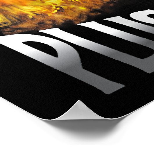 Ti-84 Plus Calculator Funny Math Teacher Poster (Ecke)