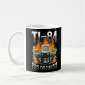 Ti-84 Plus Rechner Funny Mathe Lehrer Kaffeetasse (Links)