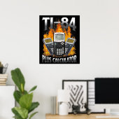 Ti-84 Plus Taschenrechner Lustiger Mathelehrer Poster (Heimbüro)