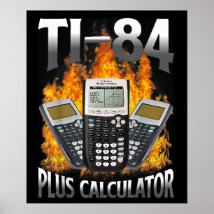 Ti-84 Plus Taschenrechner Lustiger Mathelehrer Poster