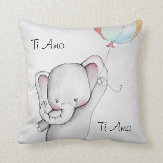 Ti Amo Baby Elephant Throw Kissen