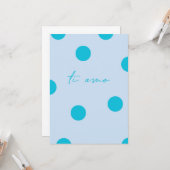 Ti amo flat Greeting Card Karte (Vorderseite/Rückseite Beispiel)