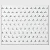 Ti Amo (I love you) Chic Black Script Repeat Geschenkpapier (Flach)