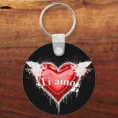 Ti amo (ich Liebe Sie) Schlüsselanhänger (Vorderseite)