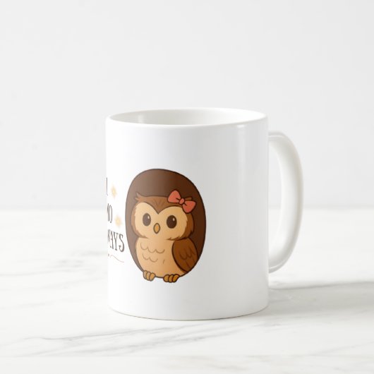 Ti Amo Owlways Mug Kaffeetasse (VorderseiteRechts)