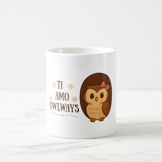 Ti Amo Owlways Tasse (Mittel)