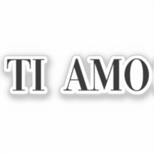 Ti-amo-Schrift