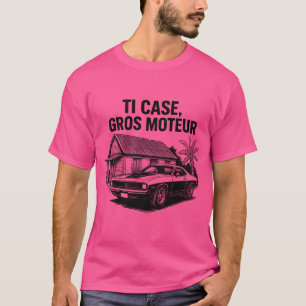 TI FELD GROSSE MASCHINE N&B T-Shirt