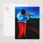Ti-Jean le violoniste 2008 Postkarte (Vorne/Hinten)