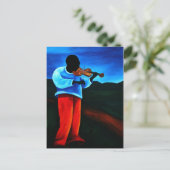 Ti-Jean le violoniste 2008 Postkarte (Stehend Vorderseite)