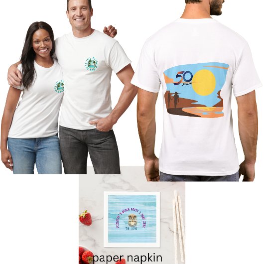 Ti luau Tropical beach partyT-Shirt T-Shirt