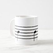 Ti Musiknote Tee Tasse (Vorderseite Links)