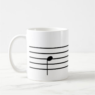Ti Musiknote Tee Tasse