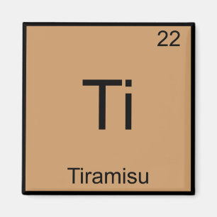 Ti - Symbol-T-Shirt für das Symbol für das Element Magnet