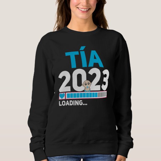 Tía 2023 Cargando Tía 2023 Expectante Anuncio Sweatshirt (Vorderseite)