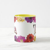 Tia bunter Spaß-BlumenTasse Tasse (Zentrum)