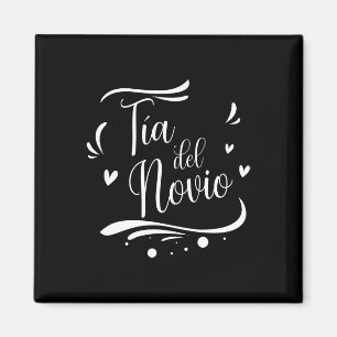 Tia del Novio Spanische Hochzeit Magnet