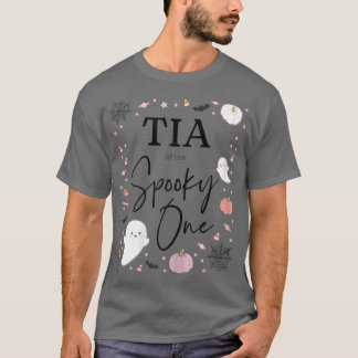 Tia der Spooky One Girl Erster Geburtstag P T-Shirt