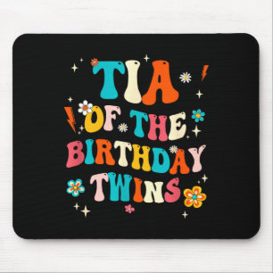 Tia der Zwillinge zum Geburtstag Jungen Mädchen Pa Mousepad