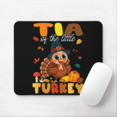 Tia des kleinen Truthahn-Erntedankfest-Baby-Shower Mousepad (Mit Mouse)