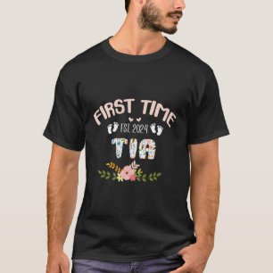 Tia Est 2024 Tante wird zum ersten Mal Rose T-Shirt