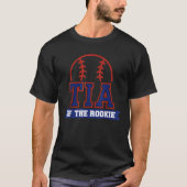 Tia of Rookie 1st Birthday Baseball Theme Matching T-Shirt (Vorderseite)