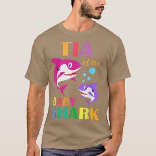 Tia of the Baby Birthday Shark Tia Shark Mütter D T-Shirt