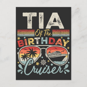 Tia of the Birthday Cruiser Vacation Postkarte