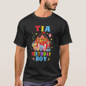 Tia Of The Birthday For Boy Circus Carnival Theme T-Shirt (Vorderseite)