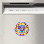 TIA ~ Personalisiertes Ostermuster Fraktal ~ Magnet (In Situ (Geschirrspüler))