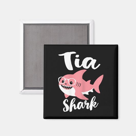 Tia Shark Mother's Day Oma Funny Magnet (Vorderseite/Rückseite)