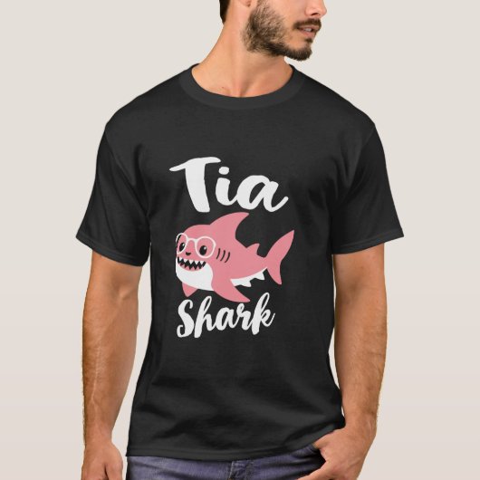 Tia Shark Mother's Day Oma Funny T-Shirt (Vorderseite)