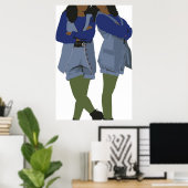 Tia Tamera Sister Sister Poster (Heimbüro)