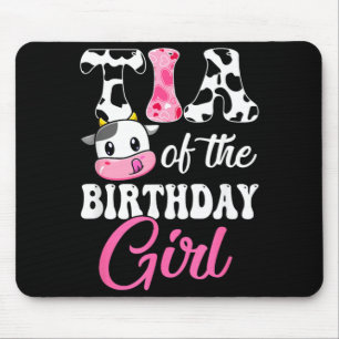 Tia von der Birthday Girl Farm Cow 1. Geburtstag Mousepad