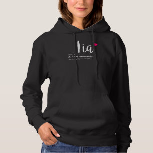 Tia wie eine Mama nur Cooler kann ruhige neue Tant Hoodie