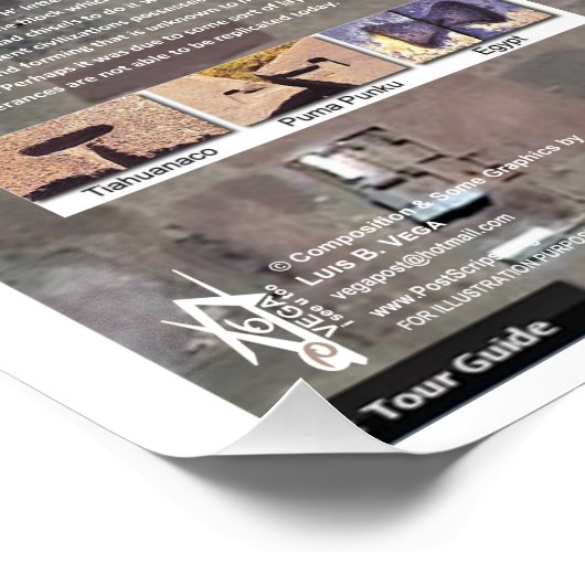 Tiahuanaco - Cydonia Star Karte Poster (Ecke)