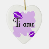 Tiamo - Liebe des Italieners I Sie Keramik Ornament (Rechts)