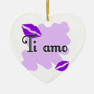 Tiamo - Liebe des Italieners I Sie Keramik Ornament