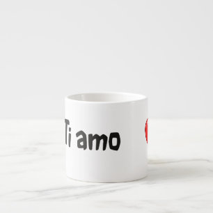 Tiamo - Liebe I Sie auf italienisch Espressotasse