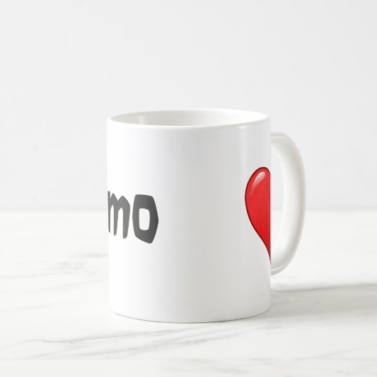 Tiamo - Liebe I Sie auf italienisch Kaffeetasse (VorderseiteRechts)